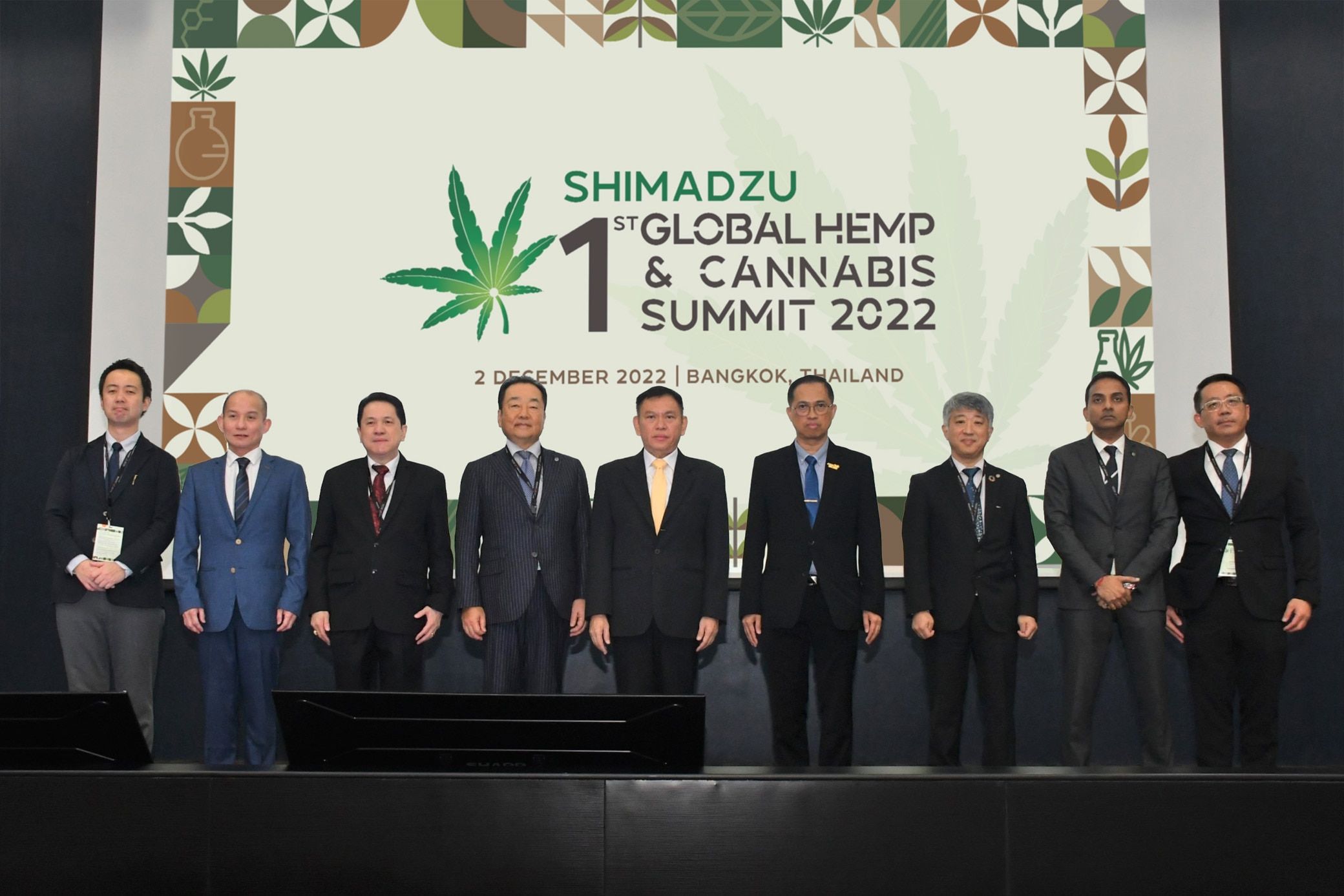 Mr Suchart Trisangrujira, Advisor to the Minister of Industry of Thailand, preside over Shimadzu 1st Global Hemp and Cannabis Summit 2022