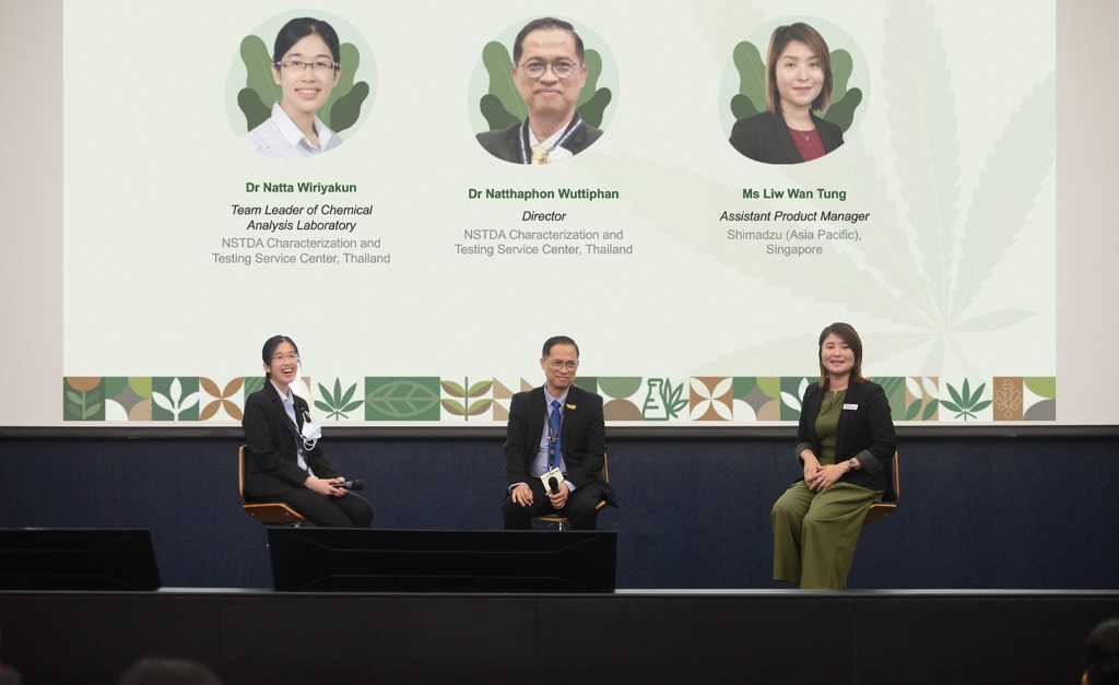 Dr Natta Wiriyakun, Ms Liw Wan Tung, and Dr Natthaphon Wuttiphan panel discussion