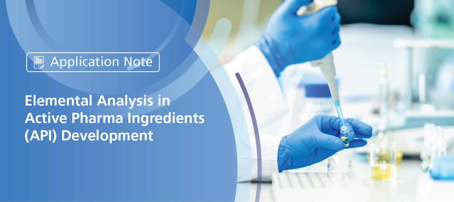 Elemental Analysis in Active Pharma Ingredients (API) Development