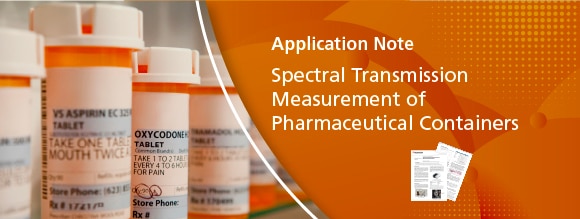 Spectral Transmission Measurement of Pharmaceutical Containers