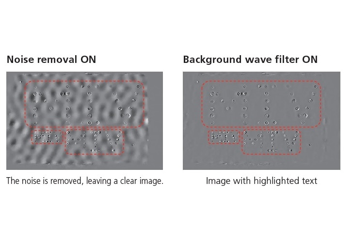 Noise Removal Function Simpliﬁes Defect Identiﬁcation